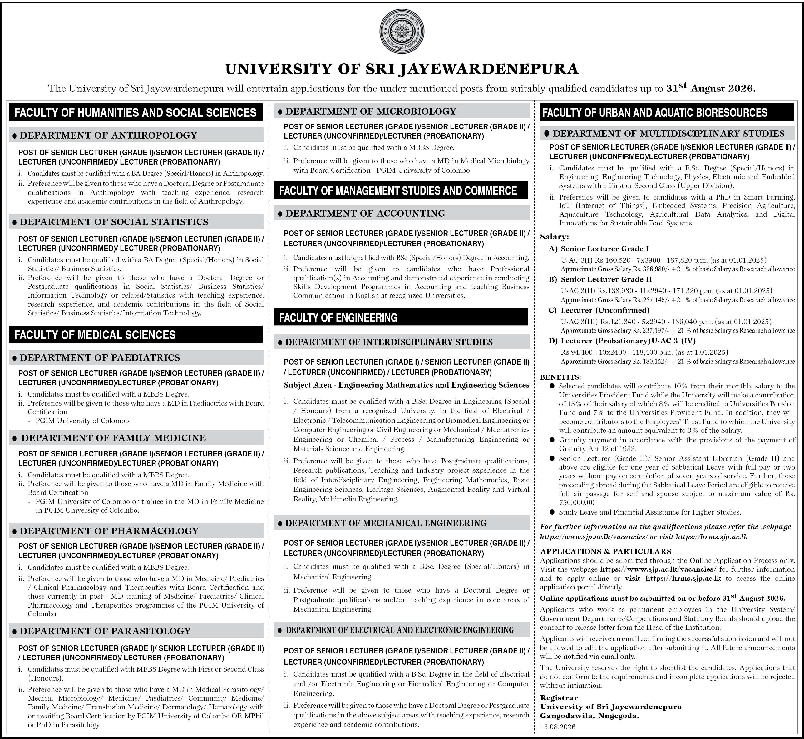 FACULTY OF MANAGEMENT STUDIES AND COMMERCE header image