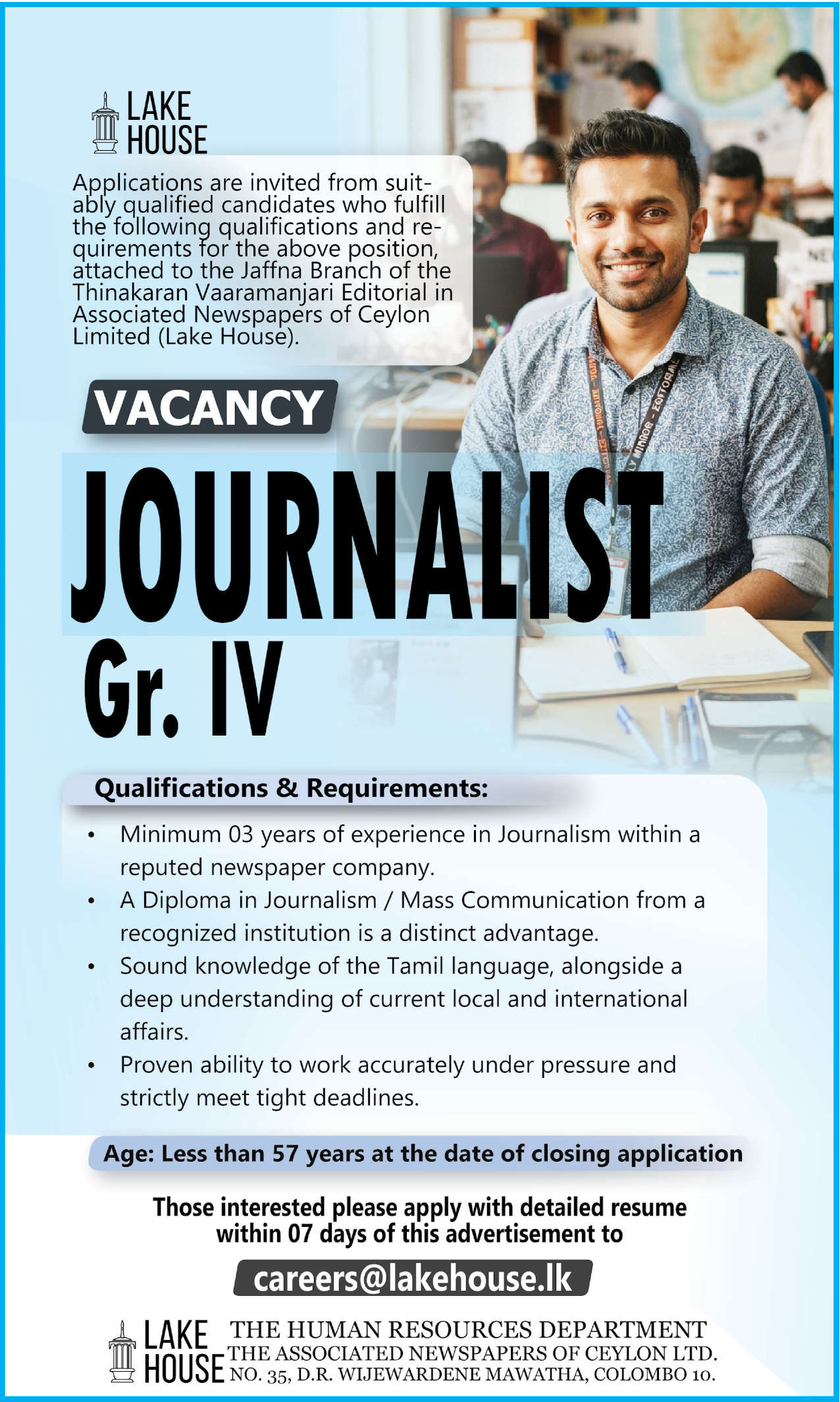 JOURNALIST header image