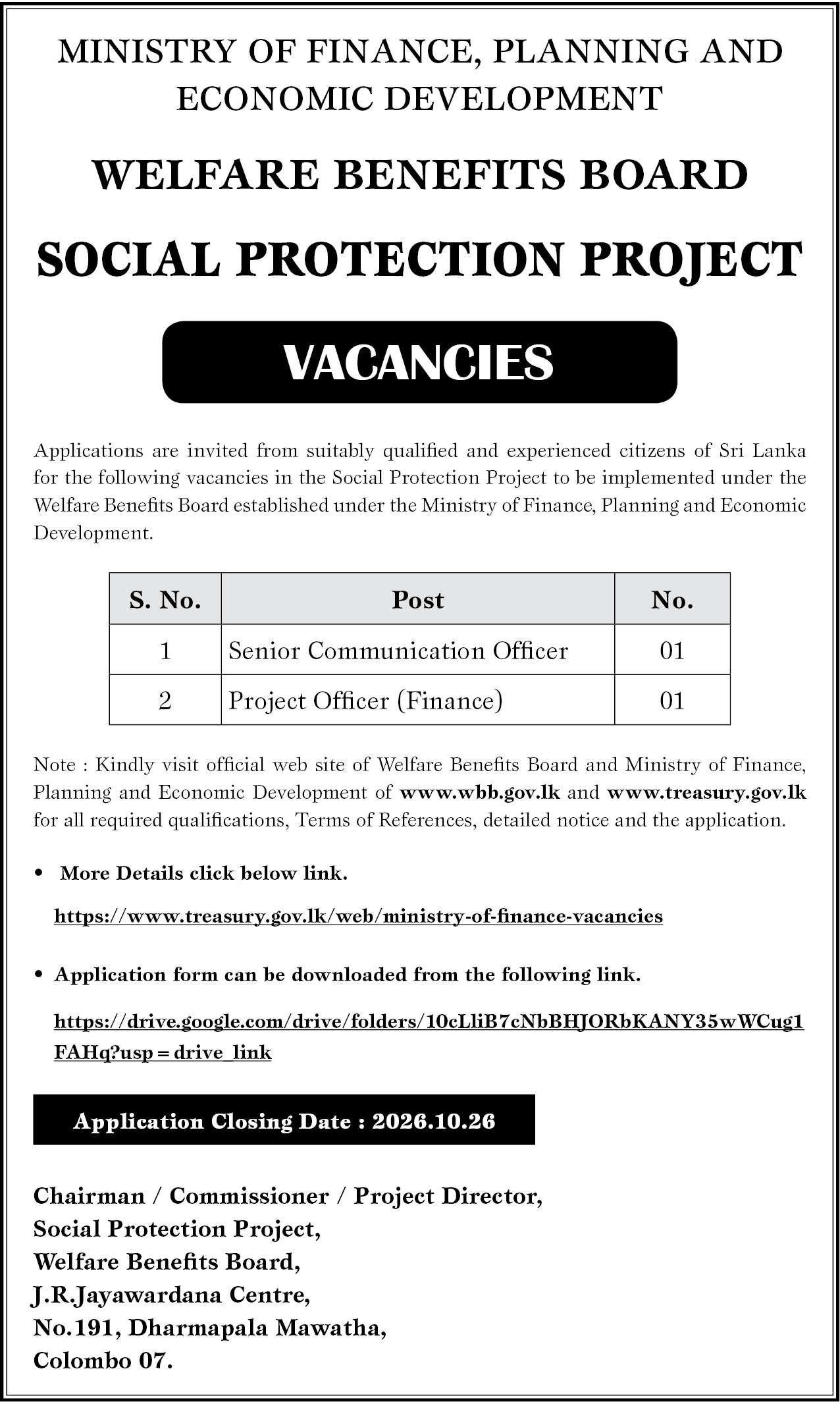 Senior Communication Officer header image