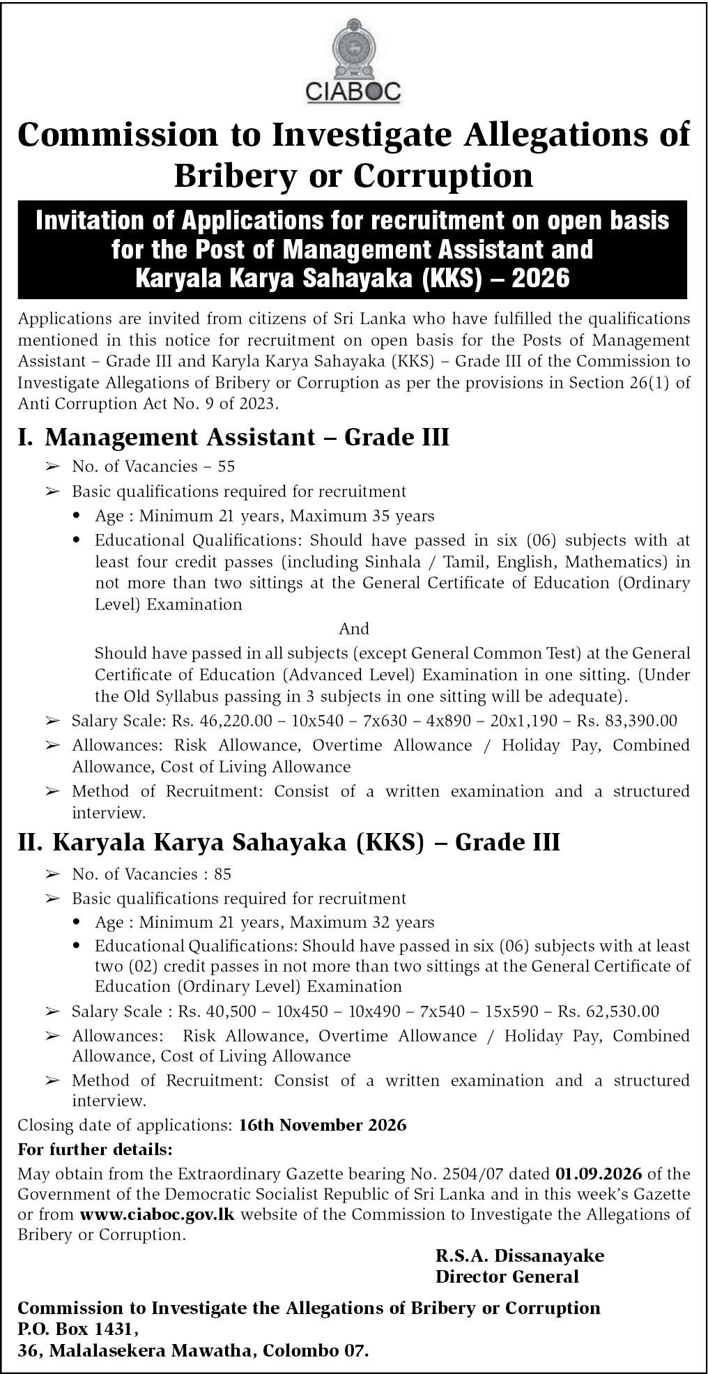 Management Assistant header image